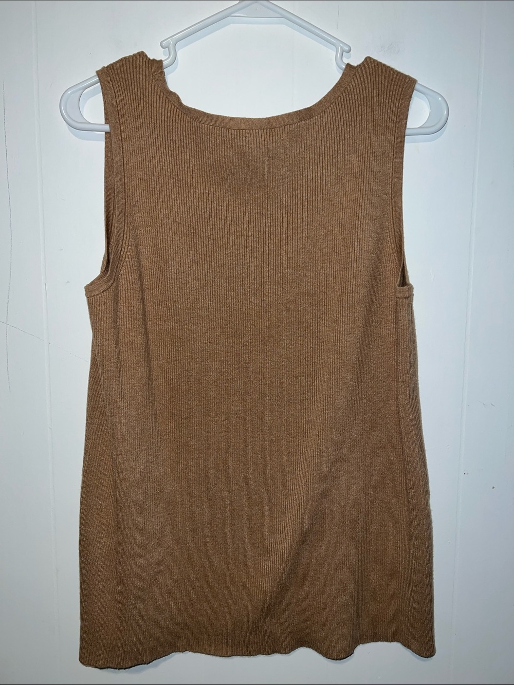 Chico's Camel Longline Open-Front 2 Piece Cardigan and Tank 0921261 - Picture 4 of 6
